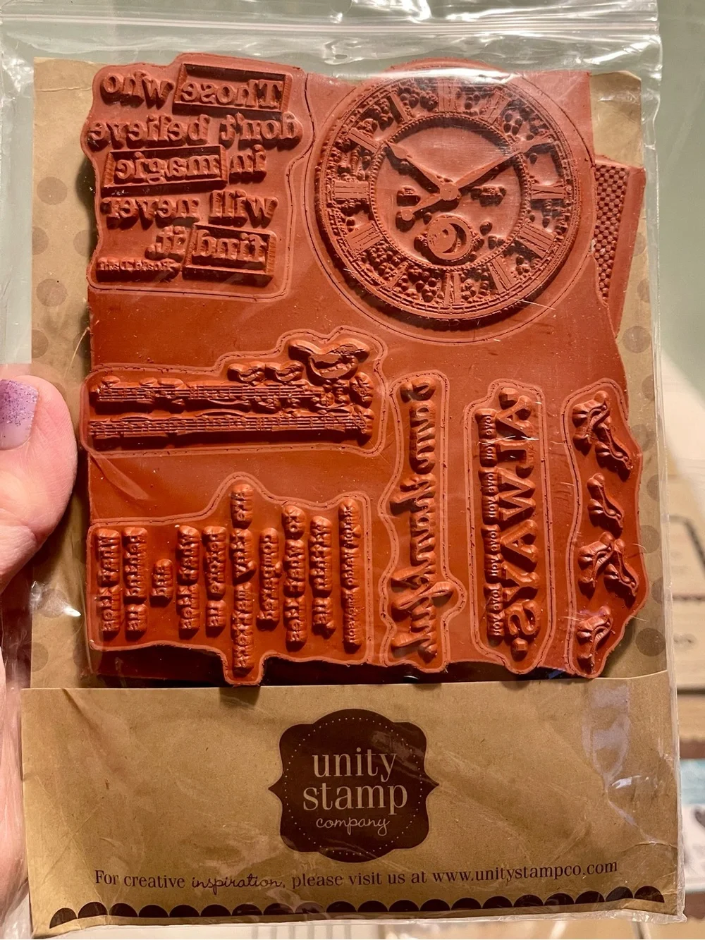 NEW AND LIKE NEW UNITY STAMPS NINE SETS MIXED THEMES